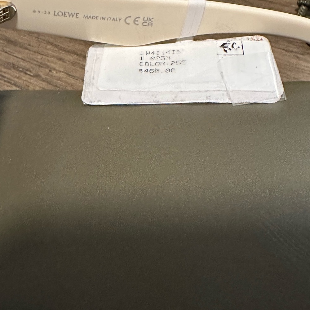 Loewe Cream Cat-Eye Sunglasses with Studs - Picture 4 of 6